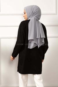 Modalamelif Dont Grow Up Baskılı Sweatshirt Siyah