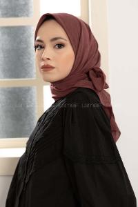 Modalamelif Keten Eşarp Eflatun