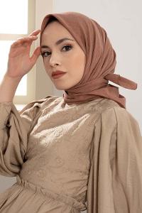 Modalamelif Keten Eşarp Şeftali