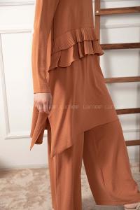 Modalamelif Önü Pile Fırfırlı İkili Takım Kiremit