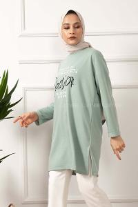 Modalamelif When You Do Baskılı Sweatshirt Mint