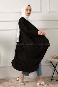 Modalamelif ya_rasa Kol Ayrobin Kimono Siyah