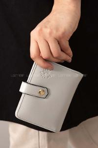 Modalamelif David Polo Kapak Kilitli Cüzdan Açık Gri