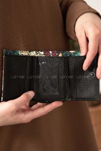 Modalamelif David Polo Mickey Desenli Cüzdan Siyah