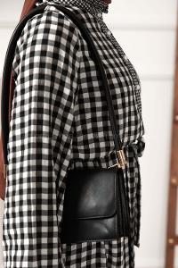 Modalamelif Kapak Kilitli Jorge Çanta Siyah