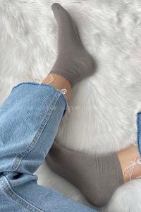 Modalamelif Gri Patik Çorap