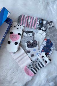 Modalamelif Sevimli Desen Patik Çorap 9lu Kutu