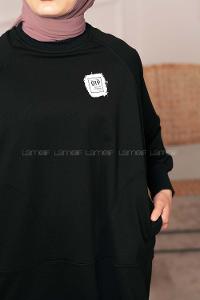 Modalamelif Armalı Sweat Siyah