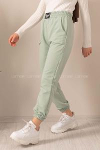 Modalamelif Angel Armalı  Cepli Eşofman Altı Çağla