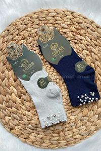 Modalamelif Bayan Bambu İncili Çorap 2 li Paket