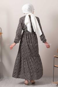 Modalamelif Minimal Papatya Pegasus Elbise Siyah