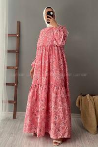 Modalamelif Kilim Desen Elbise Pudra