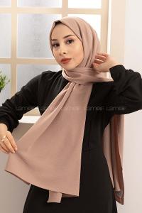 Modalamelif Koyu Bej Caz Şal