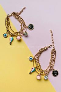 Modalamelif 3lü Gold Balon Bileklik