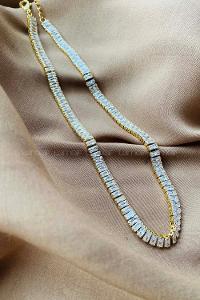 Modalamelif Altın Kaplama Gold Su Yolu Kolye