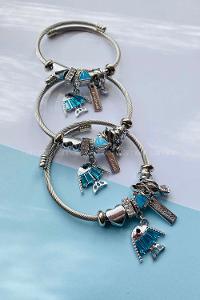 Modalamelif  Mavi Balık Bileklik