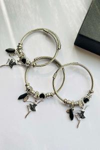 Modalamelif  Siyah Balerin Kız Bileklik