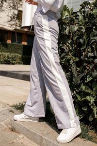 Modalamelif Yanı Garnili Çımalı Eşofman Gri