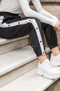 Modalamelif  Chıcago Buls Baskılı Eşofman Altı Siyah