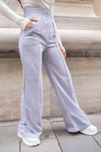 Modalamelif Geniş Kemerli Eşofman Altı Gri