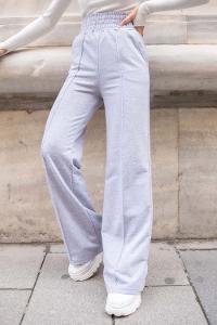 Modalamelif Geniş Kemerli Eşofman Altı Gri