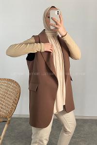 Modalamelif Palazzo Yelek Acı Kahve