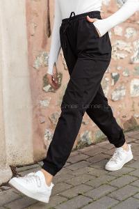 Modalamelif Bel Ve Paça Lastikli Rahat Pantolon Siyah