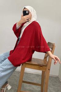 Modalamelif ya_rasa Kol Hırka Kırmızı