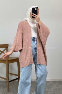 Modalamelif ya_rasa Kol Hırka Pudra