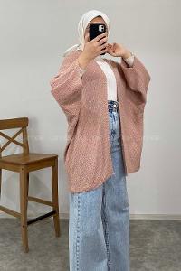 Modalamelif ya_rasa Kol Hırka Pudra