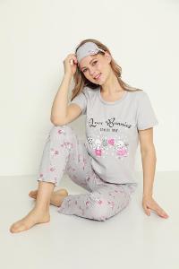 eam Time Pijama Takımı Gri