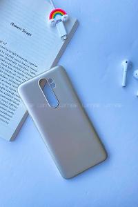 Modalamelif Redmi Note 8 Pro Rubber Silikon Telefon Kılıfı Gold