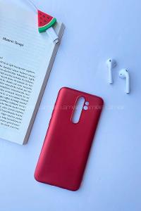 Modalamelif Redmi Note 8 Pro Rubber Silikon Telefon Kılıfı Kırmızı