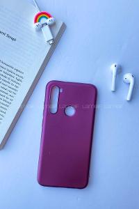 Modalamelif Redmi Note 8 Rubber Silikon Telefon Kılıfı Mor
