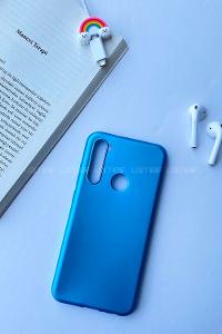 Modalamelif Redmi Note 8 Rubber Silikon Telefon Kılıfı Saks