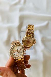 Modalamelif Çelik Kordon Gedo Gold Taş Detaylı Saat