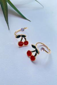 Modalamelif Gold Kiraz Yüzük