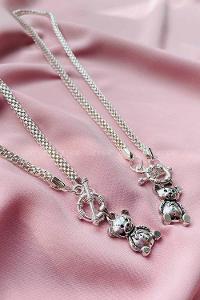 Modalamelif Gümüş Ayıcık Kolye