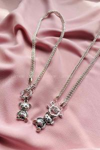 Modalamelif Gümüş Ayıcık Kolye