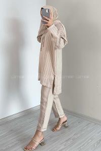 Modalamelif Çizgili İkili Takım Taş