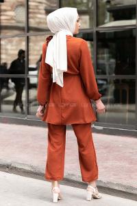 Modalamelif Omuz Fırfırlı İkili Takım Taba