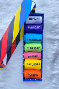 Modalamelif 7li Günler Kokulu Kutu Çorap