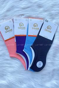 Modalamelif Bayan Penye Sneakers Babet Çorap 4 lü Paket
