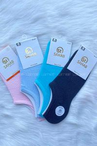 Modalamelif Bayan Penye Sneakers Babet Çorap 4 lü Paket