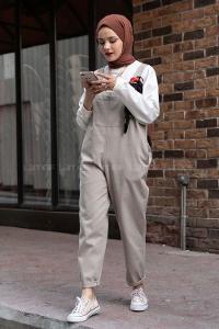 Modalamelif Bahçıvan Askılı Slopet Tulum Taş