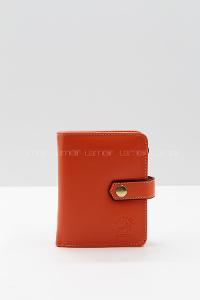 Modalamelif David Polo Kapak Kilitli Cüzdan Oranj