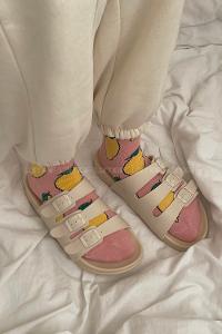 Modalamelif Armenno Kadın Günlük Toka Detaylı Terlik Bej