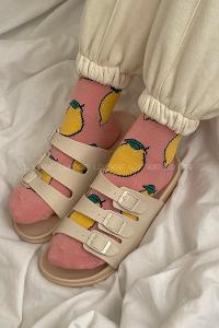 Modalamelif Armenno Kadın Günlük Toka Detaylı Terlik Bej