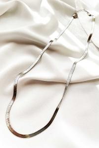 Modalamelif Gümüş İtalyan Zincir Kolye