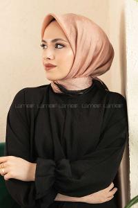 Modalamelif Monoğram Eşarp Camel-Siyah